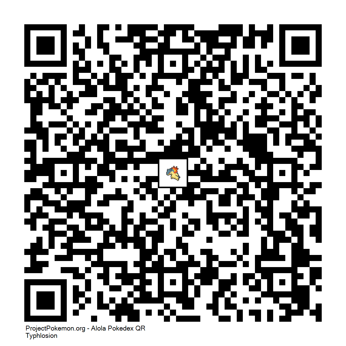 Cdigo QR de Typhlosion